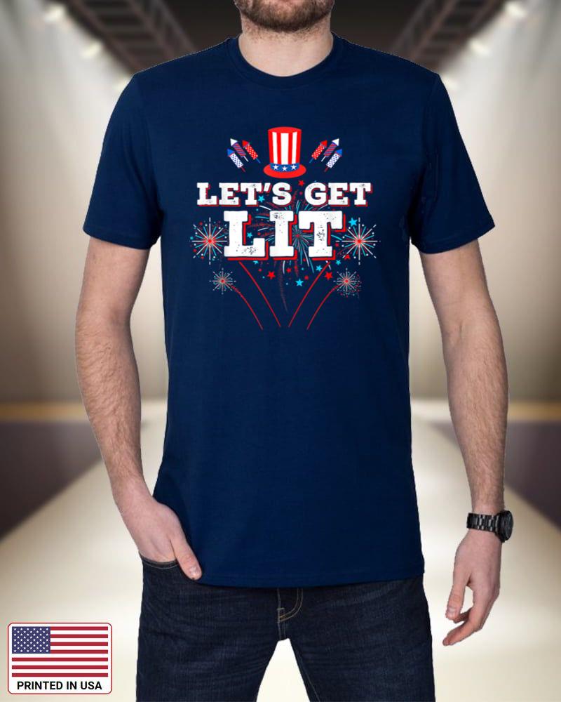 Let's Get Lit Fireworks USA Independence Day 4th Of July 1iYT8