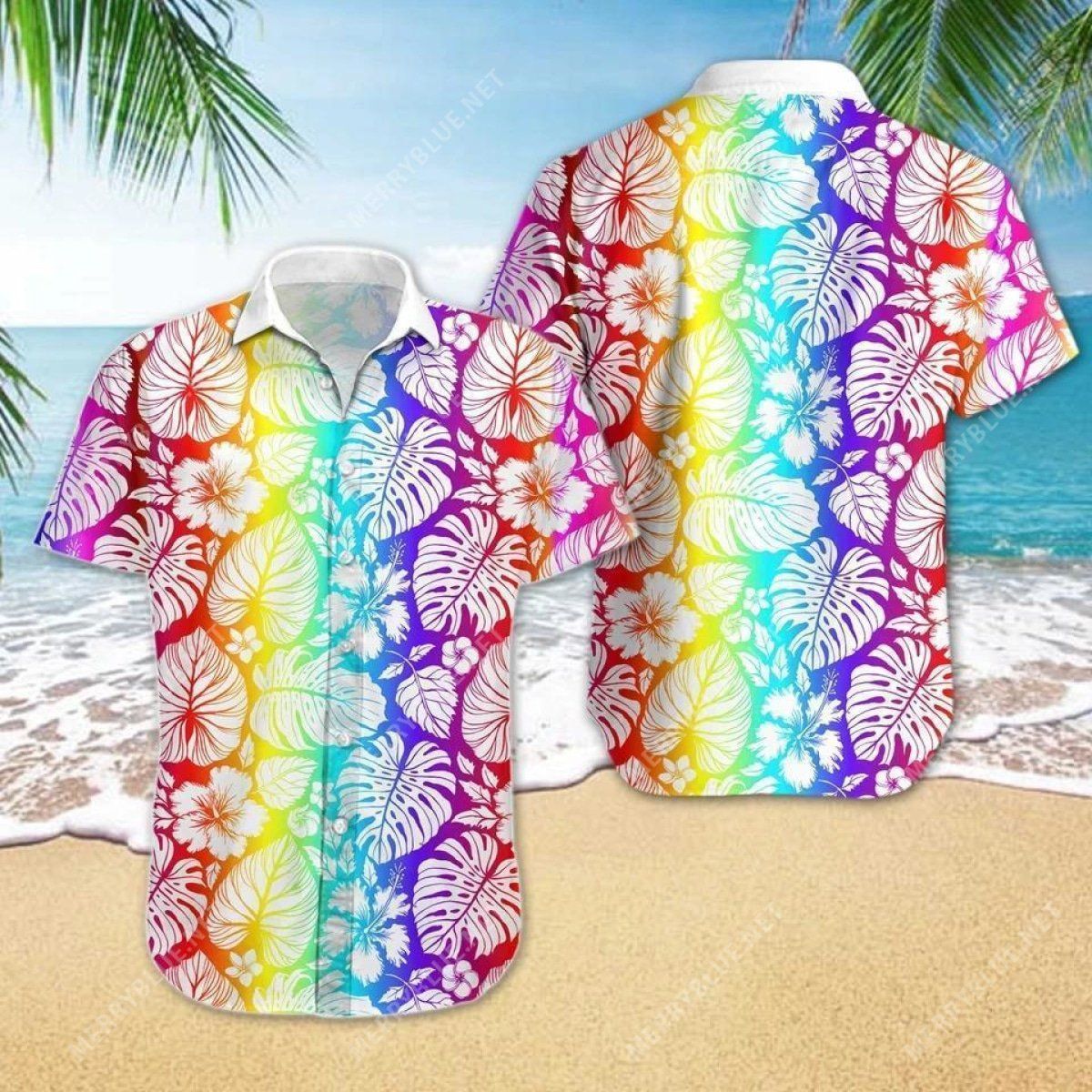 Lgbt Tropical Hawaiian Shirt 3d
