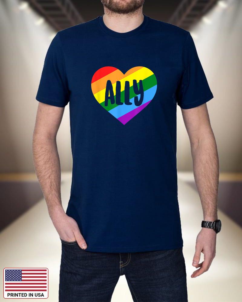 LGBTQ Ally T-Shirt for Gay Pride Men Women Children KhvrV