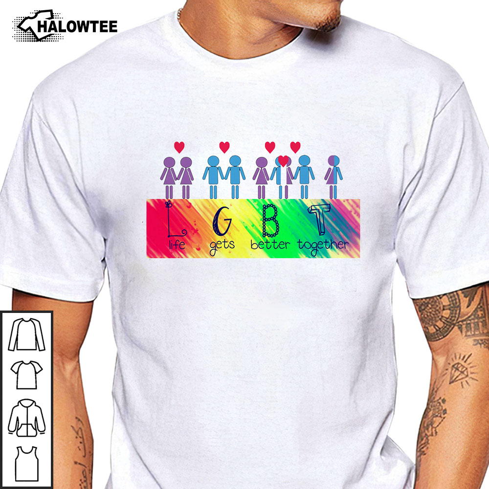 LGBTQ+ Pride Month Shirt LGBT Pride White T-shirt S To 5XL – HLT-060622-15