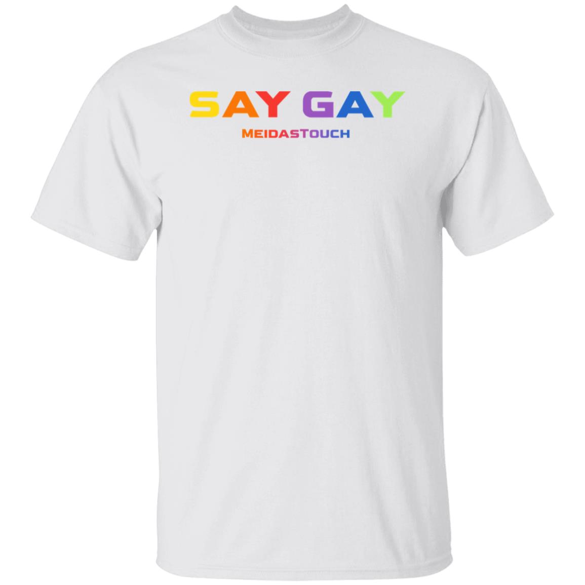 Lgbtq+ The Trevor Project Say Gay Meidastouch Shirt Meidastouch Merch