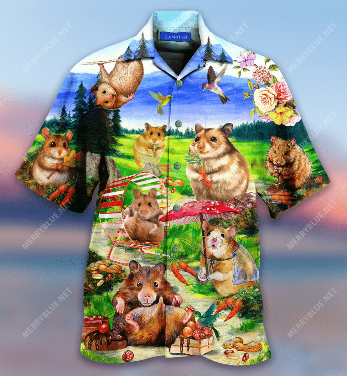 Life Is Better With A Hamster Unisex Hawaiian Shirt