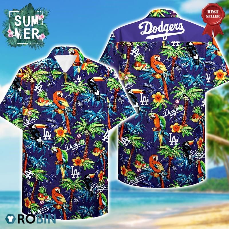 Los Angeles Dodgers Logo Hawaiian Shirt For Men Dodgers Baseball Apparel -  Best Seller Shirts Design In Usa