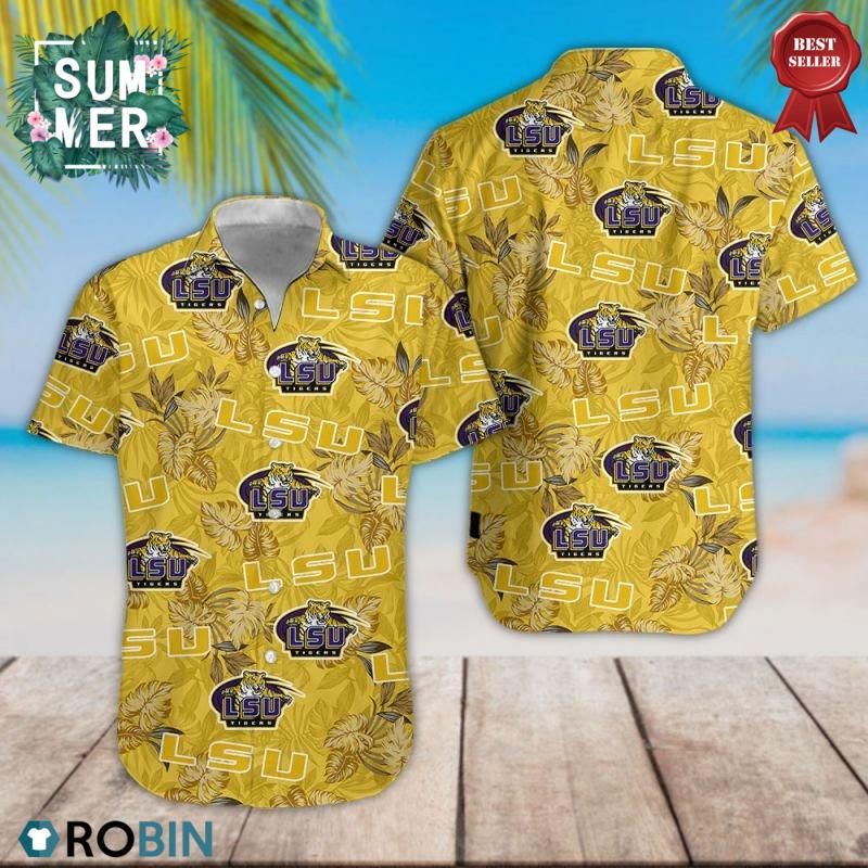 Lsu Tigers Aloha Shirt, Hawaiian Shirt Hawaii Shirt