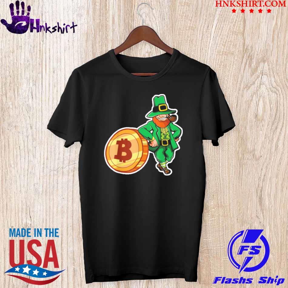 Lucky St Patricks Day Irish Bitcoin Shirt