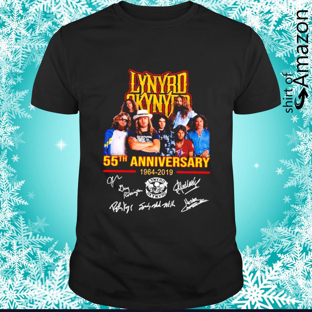 Lynyrd Skynyrd 55th Anniversary 1964-2019 signatures shirt