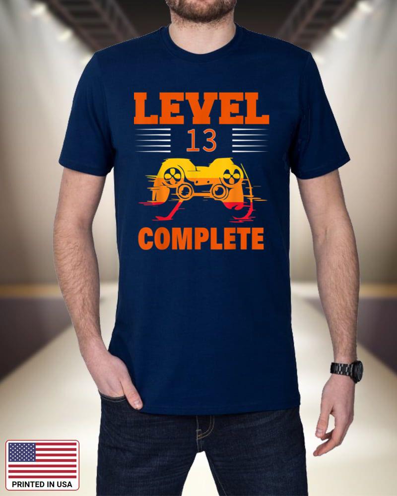 Man T-Shirt Gamer 13th Birthday Gift 13th Birthday Level 13 6zfJ1