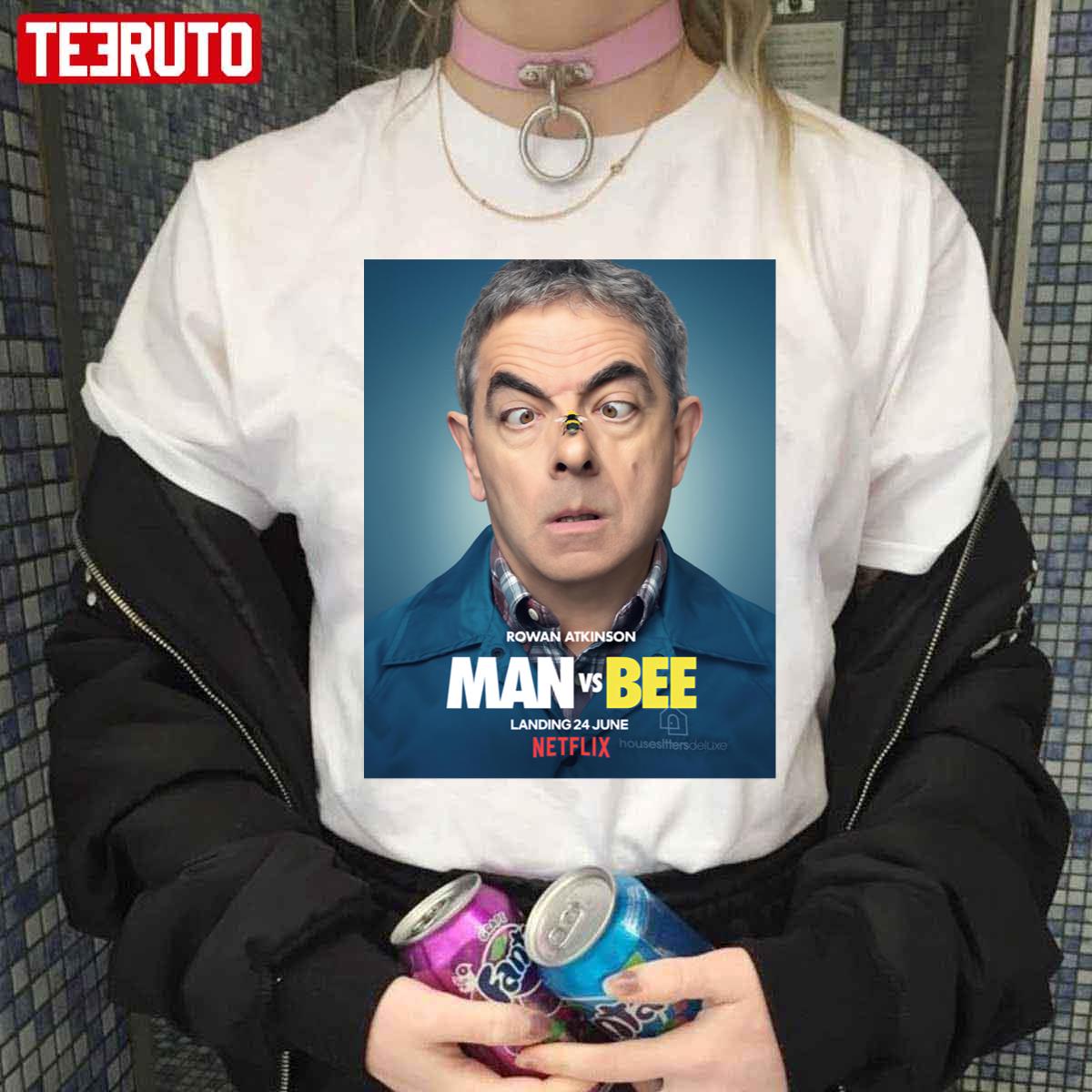Man Vs Bee Movie Rowan Atkinson Unisex T-Shirt