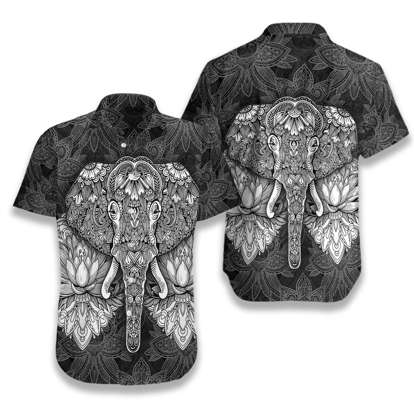 Mandala Elephant Ez16 2707 Hawaiian Shirt