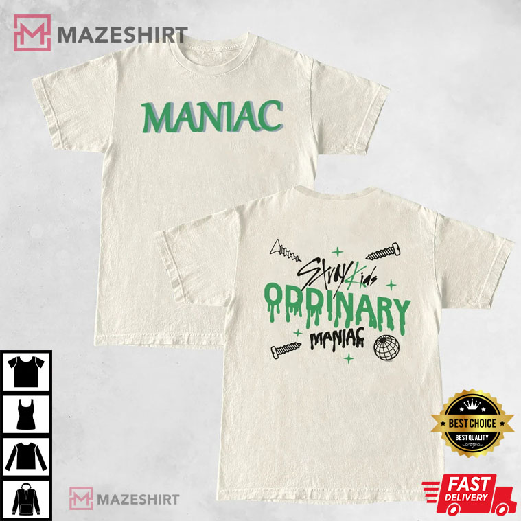 Maniac Stray Kids Ordinary Maniac Funny T-Shirt