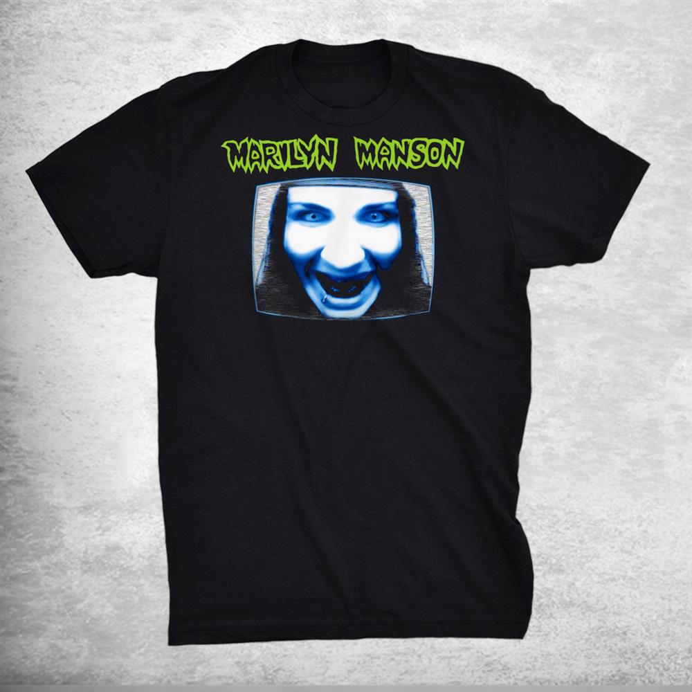 Marilyn Manson Tv With Logo Shirt