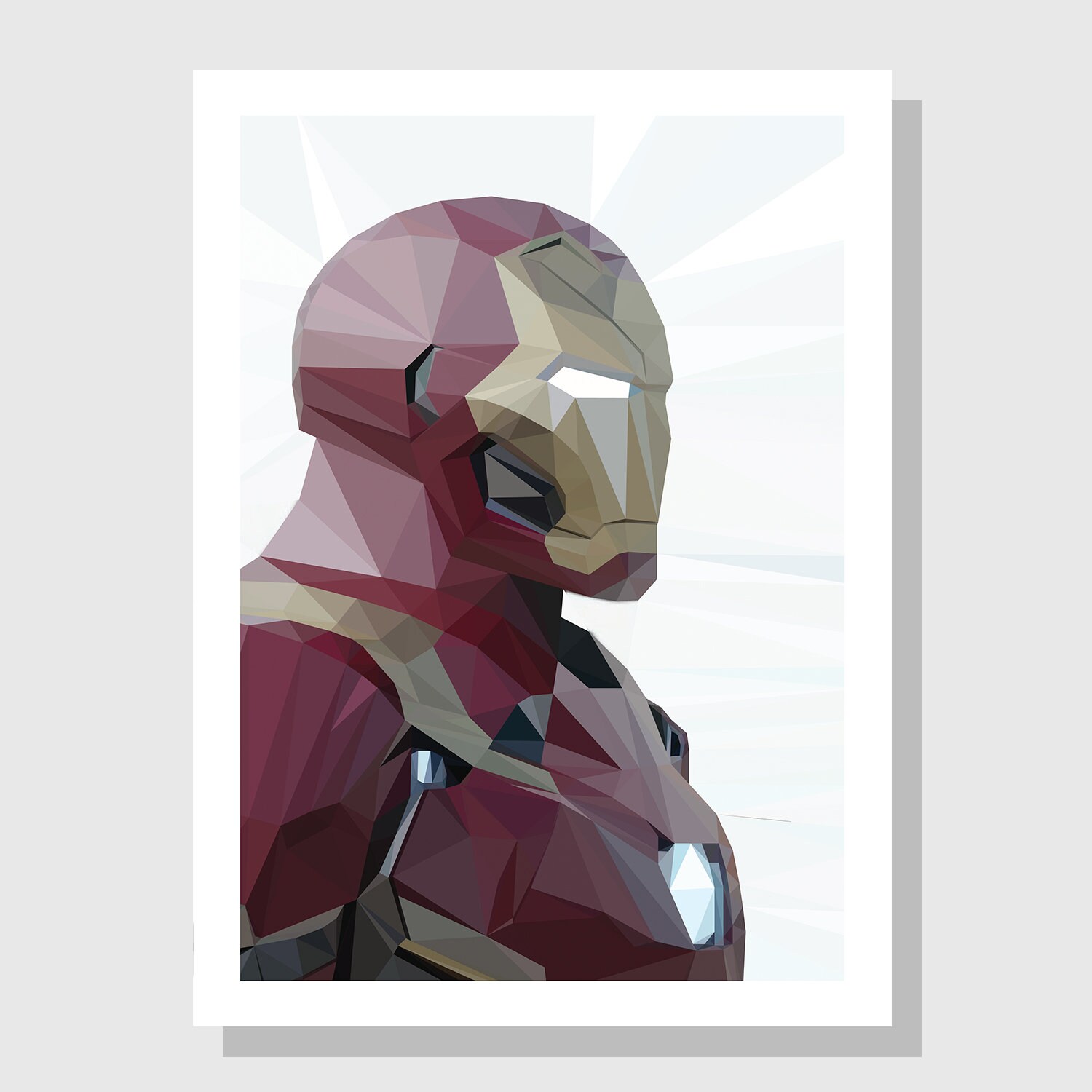 Marvel Iron man Poster Print, movie posters, wall art, minimalist poster, film poster