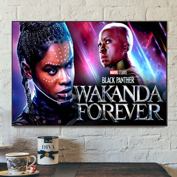 Marvel Studio Black Panther 2 Wakanda Forever Shuri and Okoye Home Decor Poster Canvas