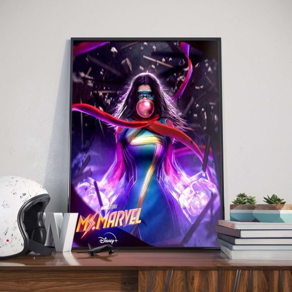 Marvel Studio Ms Marvel Kamala Power Home Decor Poster Canvas