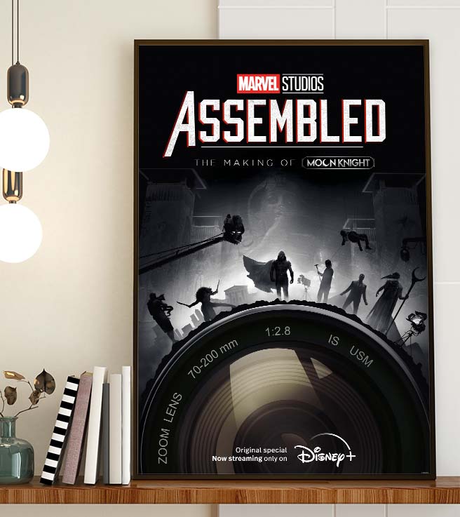 Marvel Studios Assembled The Making of Moon Knight Art Decor Poster Canvas