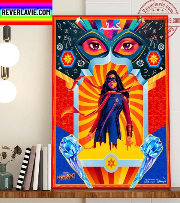 Marvel Studios Kamala Khan Is Ms Marvel Original Official Fan Art Home Decor Poster Canvas