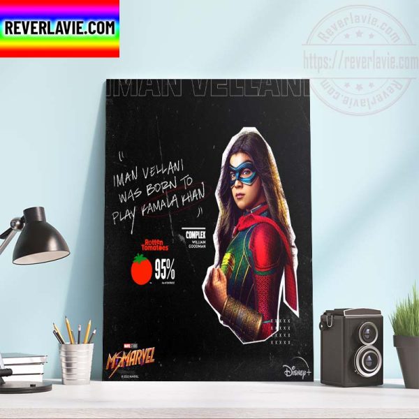 Marvel Studios Ms Marvel is the best Reviewed Marvel Series Ever Home Decor Poster Canvas