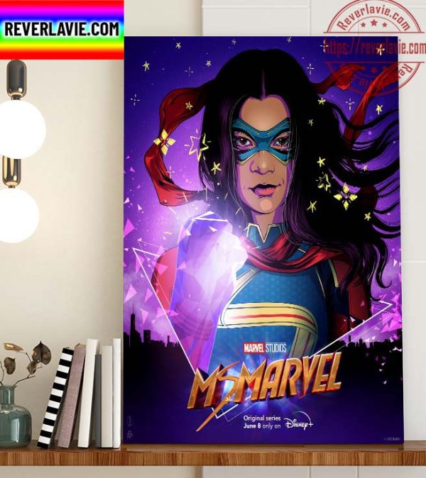 Marvel Studios Ms. Marvel Original Official Fan Art Home Decor Poster Canvas