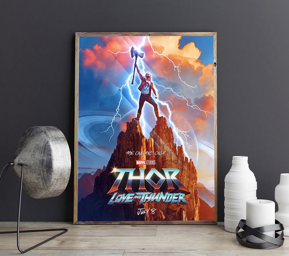 Marvel Studios Thor Love And Thunder Poster No Framed