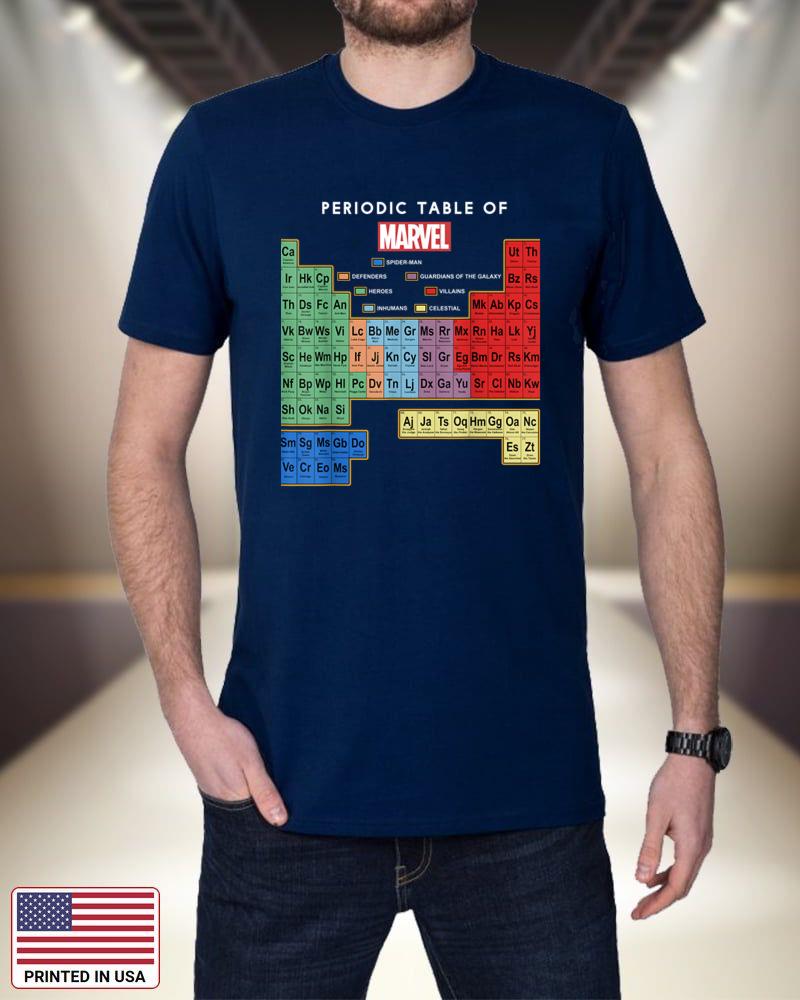 Marvel Ultimate Periodic Table Of Elements Graphic T-Shirt AGOgX