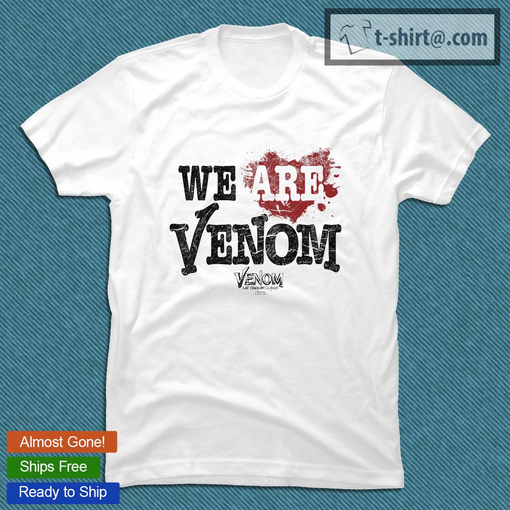 Marvel Venom 2 Venom Let There Be Carnage Splattered Heart We are Venom T-shirt