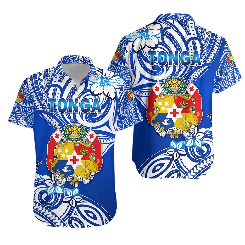 Mate Ma’a Tonga Rugby Hawaiian Shirt Polynesian Unique Vibes – Blue K8