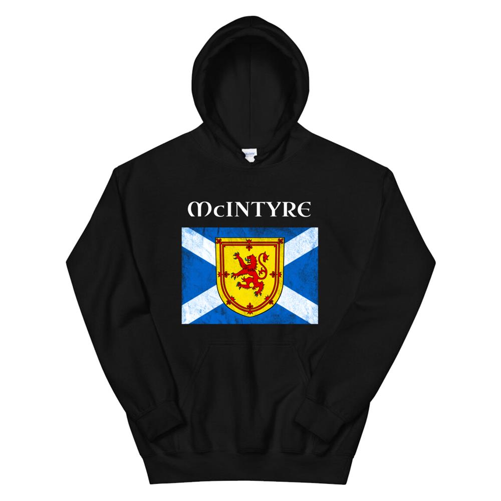 Mcintyre Clan Scottish Name Scotland Flag Hoodie
