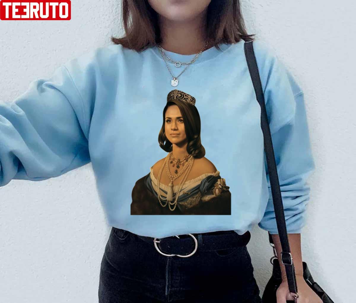 Meghan Markle Princesse Portrait Unisex Sweatshirt