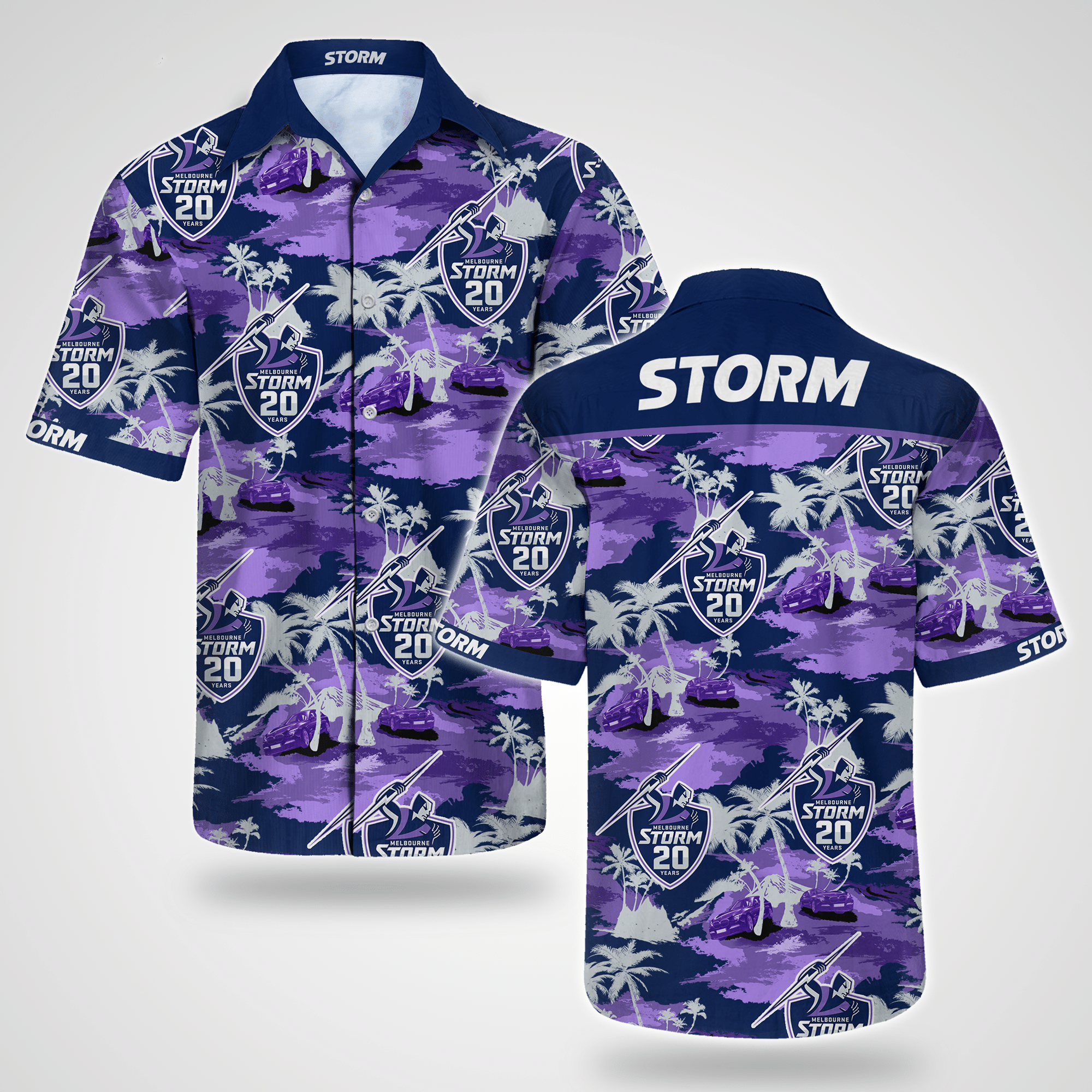 Melbourne Storm Tommy Bahama Hawaiian Shirt
