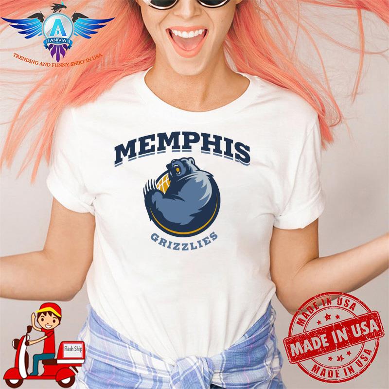 Memphis Grizzlies basketball classic Mascot logo gift for Grizzlies fans white polo all over print shirt