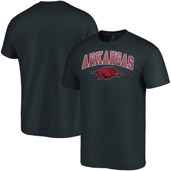 Men s Fanatics Branded Black Arkansas Razorbacks Campus T Shirt