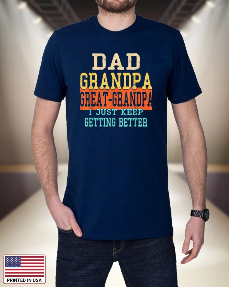 Mens Dad Grandpa Great-Grandpa Fathers Day From Daughter Wife Tee 7RSFf