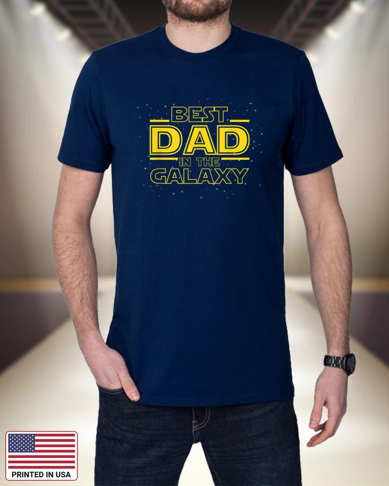 Mens Dad Shirt Gift for New Dad, Best Dad in the Galaxy pOkaU