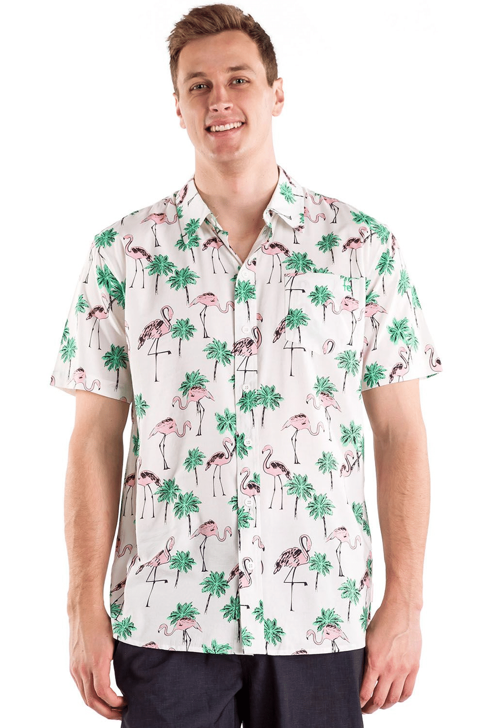 Men's Single & Ready to Flamingle Hawaiian Shirt