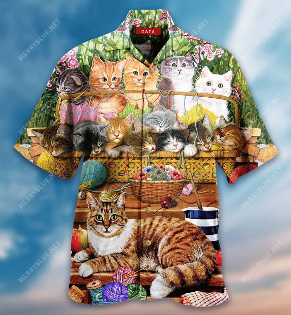 Meoww, Come Here Play With Your Cat Hawaiian Shirt