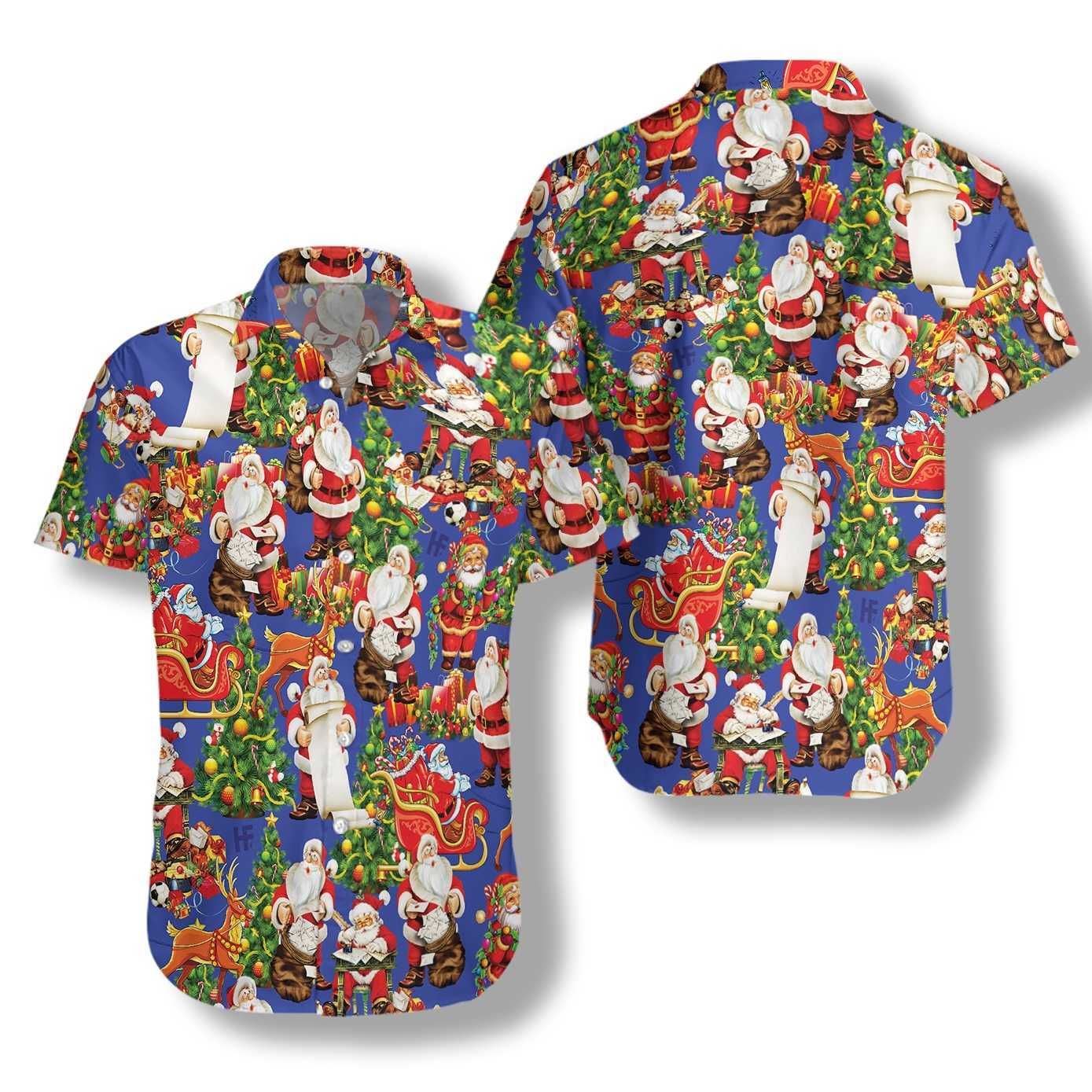 Merry Christmas Santa Claus 6 Ez12 2610 Hawaiian Shirt