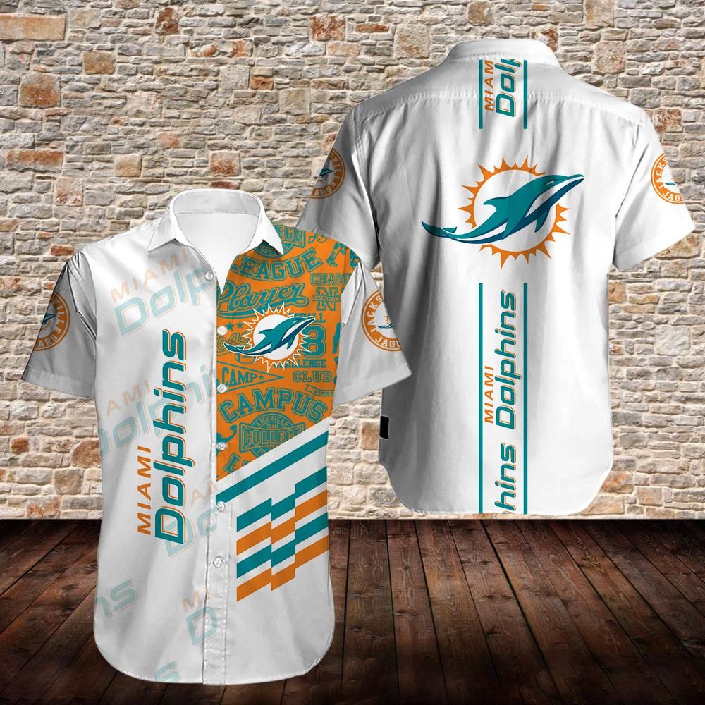 Miami Dolphins Men's NFL Hawaiian Shirt Hawaii Shirt