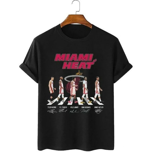 Miami Heat Abbey Road Signatures Shirt Heat Abbey Road Shirt Nba