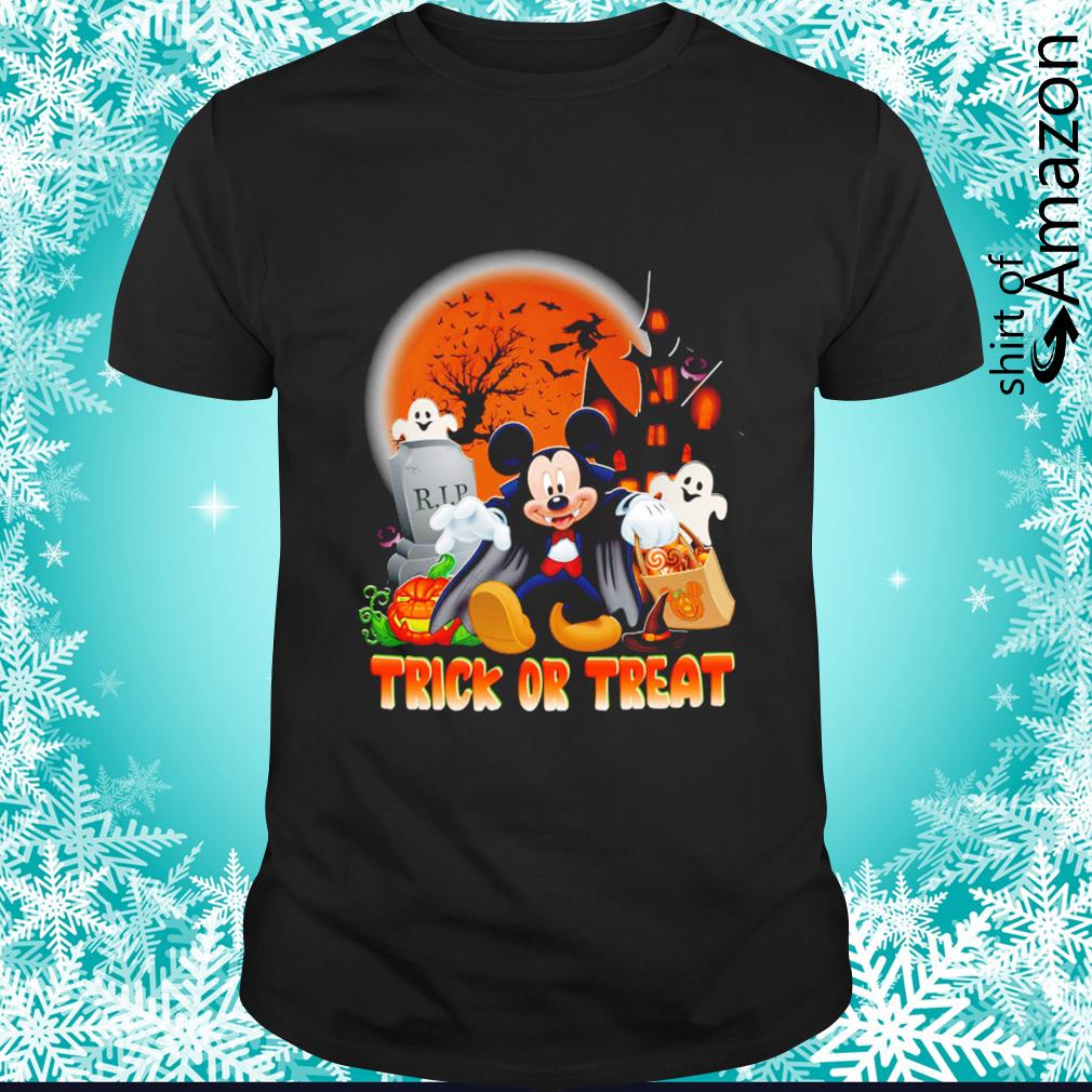 Mickey Dracula Trick or treat Halloween shirt
