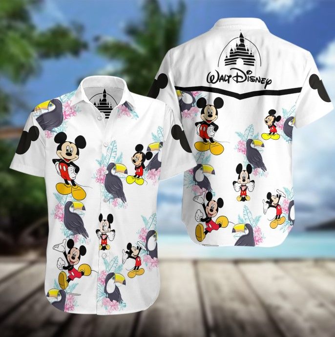 Mickey Mouse Disney Hawaiian Beach Shirt Hawaii Shirt