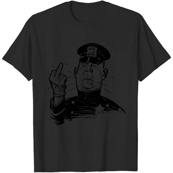 Middle Finger Cop T Shirt