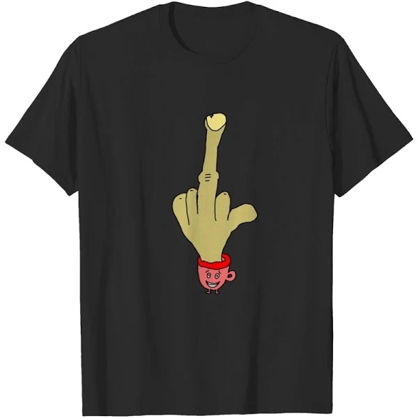 Middle Finger Cup T Shirt