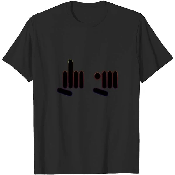 Middle Point Finger T Shirt