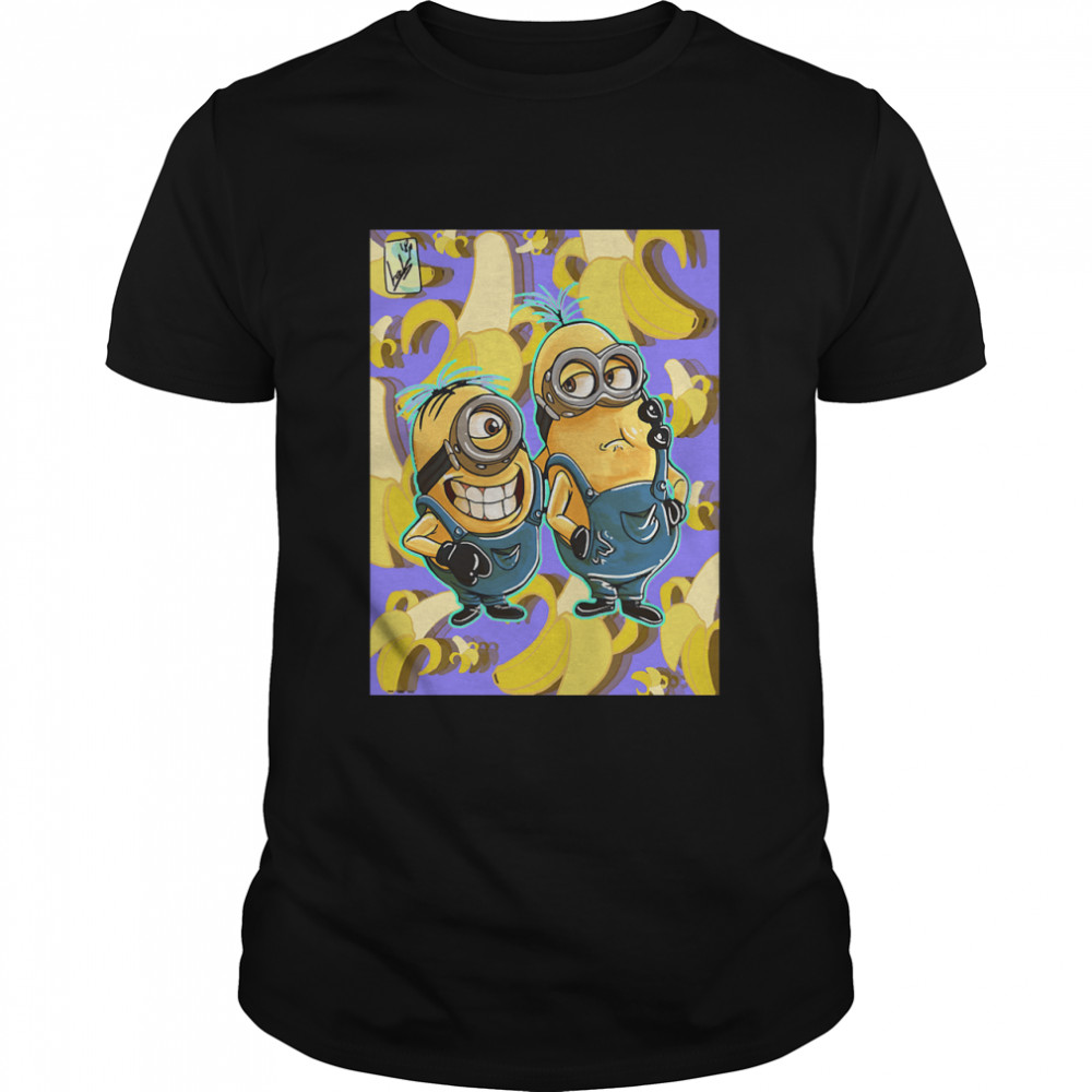 Minions Despicable Me Bananas Cartoon KidsAdults  T-Shirt Classic T-Shirt