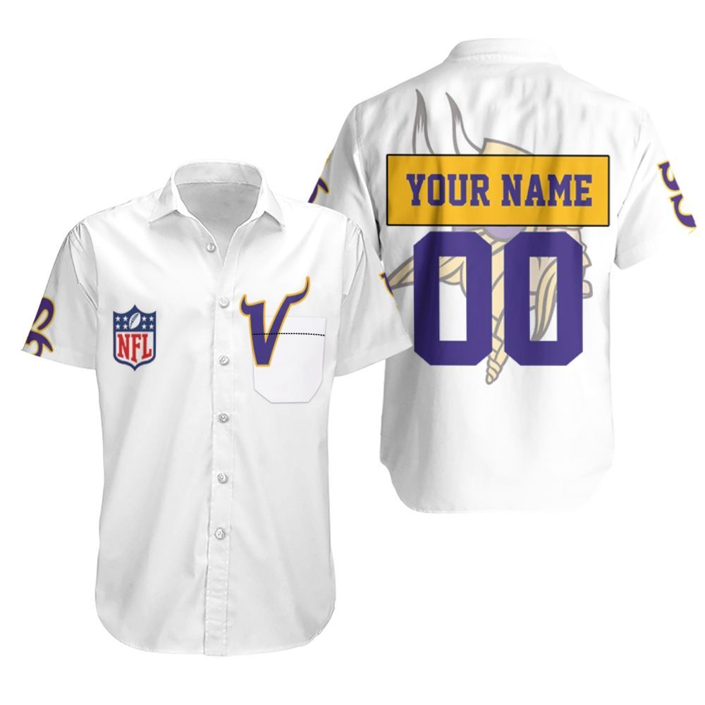 Minnesota Vikings Nfl Bomber Jacket 3d Personalized Hawaiian Shirt
