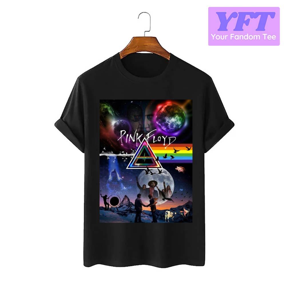 Mix Albums Pink Floyd Band Design Unisex T-Shirt