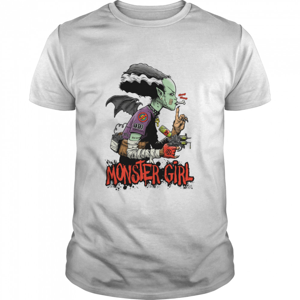MONSTER GIRL Fitted Scoop T-Shirt