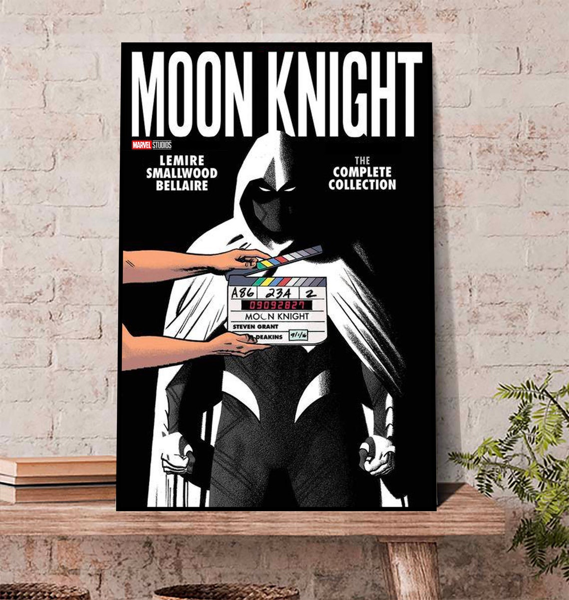Moon Knight 2022 Poster, Moon Knight Original Series Wall art, Moon Knight comic Marvel Poster with  inches