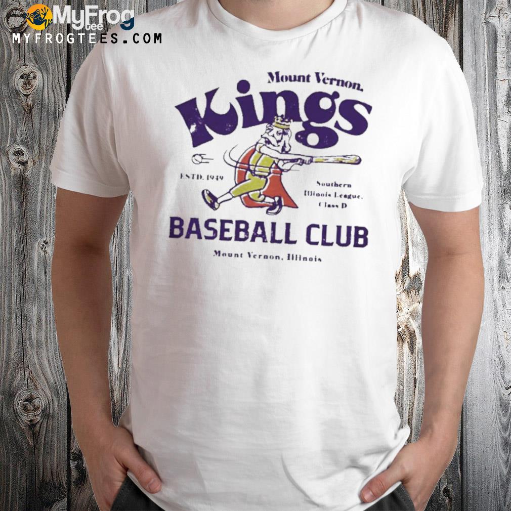 Mount vernon kings baseball club shirt