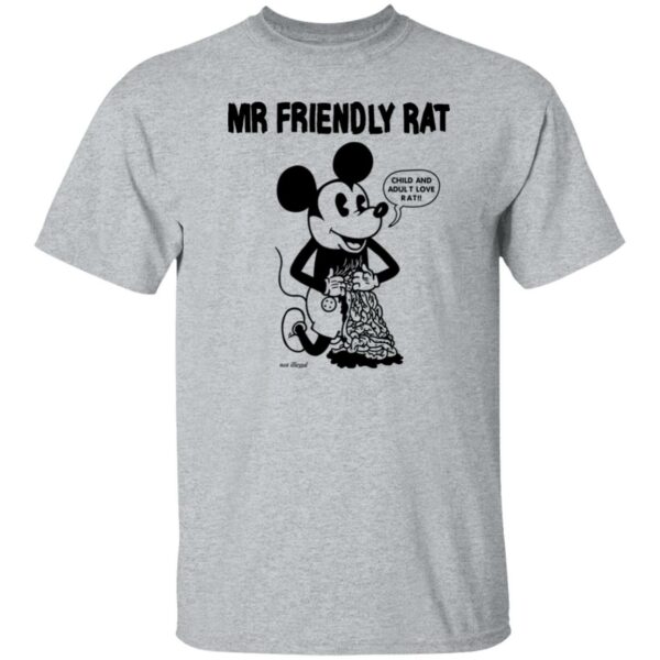 Mr Friendly Rat Child And Adult Love Rat Shirt Rory Blank